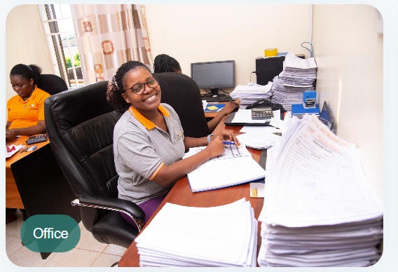 ENCOT office team member at work